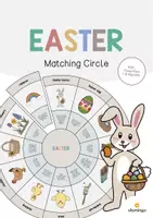 Vorschau - Stationenlernen - Easter: Matching Circle (Englisch) - Deckblatt