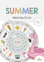 Vorschau - Stationenlernen - Summer: Matching Circle (Englisch) - Deckblatt