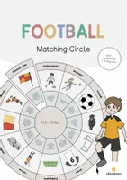 Vorschau - Stationenlernen - Football: Matching Circle (Englisch) - Fußball WM 2026 - Deckblatt