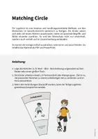 Vorschau - Stationenlernen - Football: Matching Circle (Englisch) - Fußball WM 2026 - Seite 1