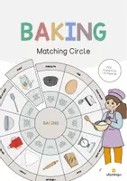 Vorschau - Stationenlernen - Baking: Matching Circle (Englisch) - Deckblatt