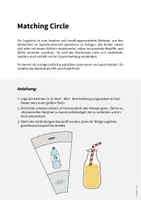 Vorschau - Stationenlernen - Drinks: Matching Circle (Englisch) - Seite 1