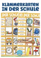 Vista previa - Unidades / Secuencias / Situaciones de Aprendizaje - Alemán Deutsch in der Schule und Schulsachen Klammerkarten - Portada