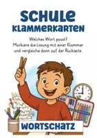 Aperçu - Jeux - Allemand Deutsch Schule und Schulsachen Wortschatz Klammerkarten - Page 2