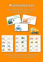 Vorschau - Poster - Lobkärtchen / Mutmachkarten Bagger – Positive Affirmationen für Kinder - Deckblatt