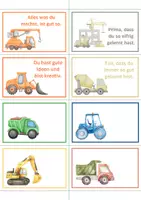 Vorschau - Poster - Lobkärtchen / Mutmachkarten Bagger – Positive Affirmationen für Kinder - Seite 3