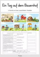 Vorschau - Stundenentwürfe - Ein Tag auf dem Bauernhof I Arbeit auf dem Bauernhof - Deckblatt