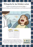 Vorschau - Arbeitsblätter - Schilderndes Erzählen - Orthografie für das Schildern nutzen - Deckblatt