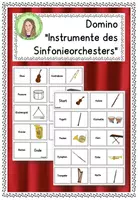 Vorschau - Spiele - Domino "Instrumente des Sinfonieorchesters" - Deckblatt