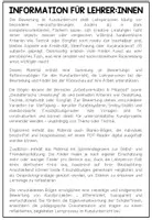 Vorschau - Arbeitsblätter - KUNST - Bewertungs- und Reflexionsbögen (auch zum Selbstbearbeiten) - Seite 1