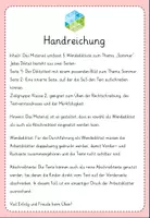 Vorschau - Arbeitsblätter - Diktate Sommer (Klasse 2) - Seite 1