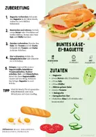 Vorschau - Unterrichtsreihen - Rezept: Käse-Ei-Baguette | Vegetarisch | Hauswirtschaft & Ernährung | Klasse 5–9 - Seite 1