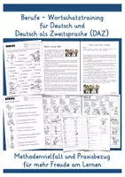 Vorschau - Arbeitsblätter - Berufe Wortschatz Training Deutsch als Zweitsprache und Sachunterricht - Seite 1