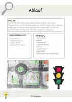 Vorschau - Arbeitsblätter - Kunstprojekt: Ich bewege mich im Straßenverkehr - Seite 1