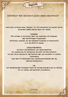 Vorschau - Mal- und Bastelvorlagen - Humorvolle „Diplome“ für die Schule - Seite 1