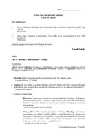 Vorschau - Klassenarbeiten - Klausur Nigeria mit Mediation_The Spider King's Daugther - Deckblatt