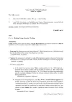 Vorschau - Klassenarbeiten - Klausur Nigeria inklusive Mediation_Little Bee - Deckblatt