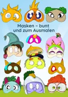 Vorschau - Mal- und Bastelvorlagen - "Die Nährstoffgeschichte" - Kreatives, Spiele, Rätsel - Deckblatt
