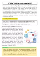 Vorschau - Arbeitsblätter - Versicherungsarten Materialpaket: Sozialversicherung, Krankenversicherung, Rentenversicherung , Pflege & Unfall - Seite 2