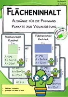 Vorschau - Arbeitsblätter - Flächeninhalt – All-in-One-Paket - Seite 1