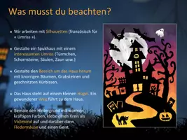 Vorschau - Stundenentwürfe - Kunstprojekt „Geisterhaus“ – Scherenschnitt und Deckfarbenmalerei - Seite 3
