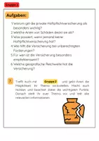 Vorschau - Arbeitsblätter - Privat / Individualversicherungen Gruppenarbeit - Seite 2