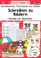 Vorschau - Unterrichtsreihen - Paket: Schreiben zu Bildern - Hunde im Jahreslauf - Seite 1
