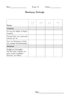Vorschau - Klassenarbeiten - Bewertungsraster Zentangle für den Kunstunterricht - Deckblatt