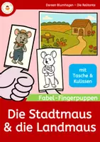 Vorschau - Mal- und Bastelvorlagen - Märchen und Sagen - Fingerpuppen - Wachsendes Materialpaket - Seite 1