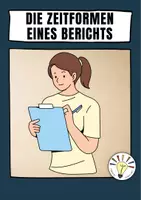 Vorschau - Arbeitsblätter - Die Zeitformen eines Berichts - Deckblatt