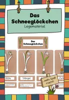 Vorschau - Präsentationen/Tafelbilder - Legematerial Schneeglöckchen Definitionsmaterial - Deckblatt