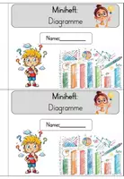 Vorschau - Arbeitsblätter - Diagramme Miniheft Mathematik + Lösung - Seite 1
