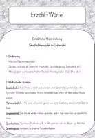 Vorschau - Stationenlernen - Erzähl - Würfel/ Geschichtenwürfel / Cube for a story (Verben) - Seite 1