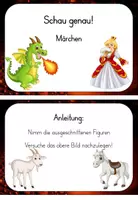 Vorschau - Spiele - Orientierungsübung- Raumlage - Nachlegen Märchen - Seite 2