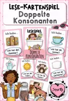 Vorschau - Spiele - Doppelte Mitlaute (Konsonanten) | Lesespiel: Ich habe - Wer hat? | inkl. Regelplakat - Deckblatt