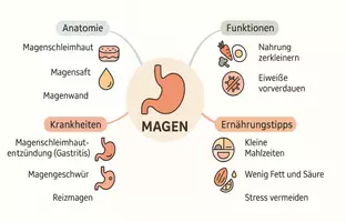 Vorschau - Arbeitsblätter - Lernposter + Arbeitsblatt "Magen" + Onlineübung & MP3 + Mindmap + Infografik - Seite 3
