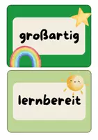 Vorschau - Bildkarten - Verhaltensampel Grundschule - Seite 1