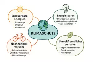 Vorschau - Arbeitsblätter - Lernposter + Arbeitsblätter zum Thema "Klimaschutz" + Lösung & MP3 + Mindmap + Infografik - Seite 3