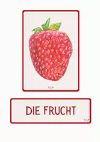 Vorschau - Bildkarten - Die Erdbeere Tafelmaterial - Bild- und Wortkarten - Seite 2