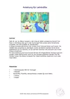 Vorschau - Mal- und Bastelvorlagen - Kunst Sommer, Meine Ferien, Grundschule - Seite 3