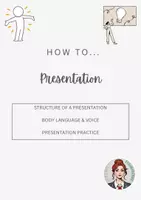 Vorschau - Arbeitsblätter - How to ... give a presentation - Deckblatt