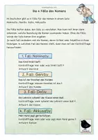 Vorschau - Arbeitsblätter - Die 4 Fälle des Nomens: Grammatik Kartei - Seite 2