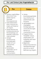 Vorschau - Arbeitsblätter - Berufswahl : Angestelltenjob vs. Selbstständigkeit – Vorteile & Nachteile - Seite 3