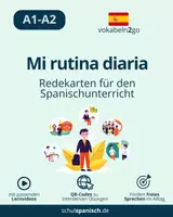 Vorschau - Bildkarten - Spanische Redekarten zum Thema "Mi rutina diaria" - Deckblatt