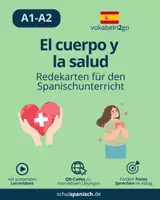 Vorschau - Bildkarten - Spanische Redekarten "Gesundheit und Körper" - Deckblatt