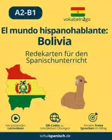 Vorschau - Bildkarten - Redekarten "El mundo hispanohablante: Bolivia" - Deckblatt