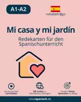 Vorschau - Bildkarten - Spanische Redekarten "Mi casa y mi jardín" - Deckblatt