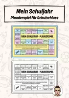 Vorschau - Spiele - Mein Schuljahr - Plauderspiel zu Schulschluss - Deckblatt