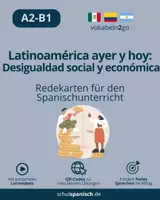 Vorschau - Bildkarten - Redekarten "Latinoamérica ayer y hoy: Desigualdad social y económica" - Deckblatt