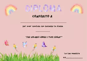 anteprima - Programmi scolastici / Materiali per docenti - DIPLOMI FINE ANNO - Pagina di copertina